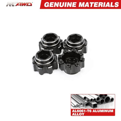 RCAWD for Pro-Line 1/8 8x32 to 17mm 1/2" Offset Aluminum Wheel Hex Adapters Upgrades Parts #PRO635300 - size: 17mm 1/2" Offset