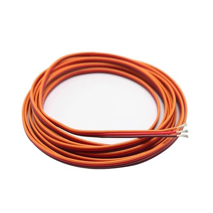26awg Servo Extension Cable Wire 50 feet 30 Cores Lead 3-pin Line for Futaba JR RC Servo Hobby Model Drones Boats Planes DIY Accessories(E257-1)