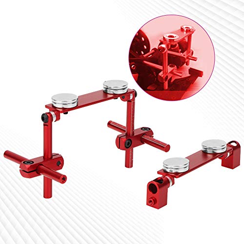 Tbest Magnetic Body Mount Kit, Aluminum Invisible Design for 1/10 Scale RC Racing Car Accessory for Racers and Hobbyists in Competitive Events, Off-Road Tracks, and Quick Body Changes