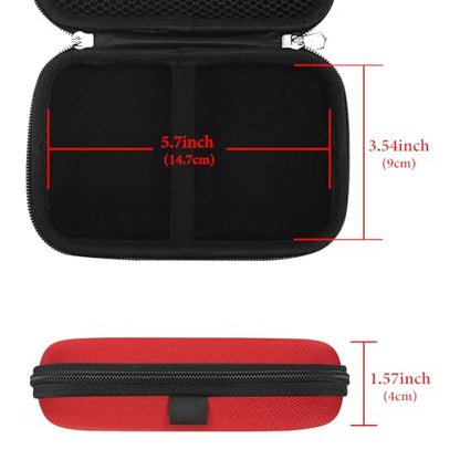 Linkidea Handheld Game Console Carrying Case - color: Red