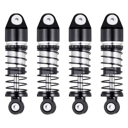 RCLIONS RC Car Shocks 33mm Oil Shock Absorber for AXIAL SCX24 1/24th | SCX-24 RC Crawler Car Upgrade Parts - color: Black