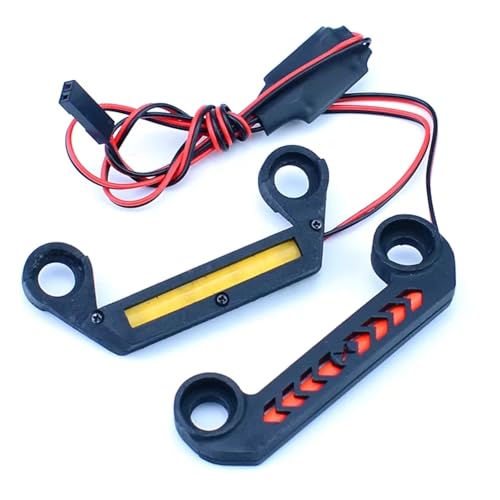RC Car Spotlight Kits for Traxxas for Mini for Maxx 1/16 5-12V Front Rear Lighting System Bright Lamp RC Car Upgrade Accessories Replacement Parts(Front and Rear Light) - size: Front and rear light