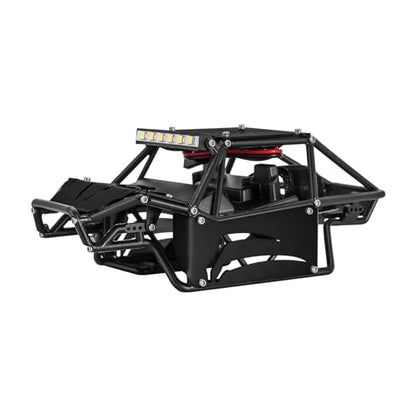 INJORA Black Rock Buggy Bodyshell for SCX24 C10 JLU Bronco Basecamp 4Runner - color: Black