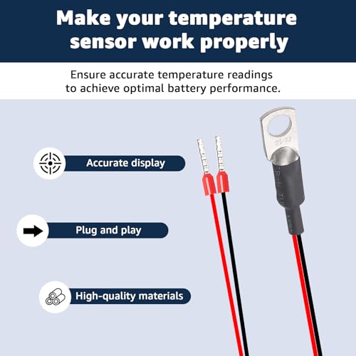 for Cerbo GX Temperature Sensor Compatible with Victron Energy | Fit for Victron Temperature Sensor for Quattro MultiPlus Inverter VE.Can MPPT Venus GX Phoenix Charger Temperature Sensor