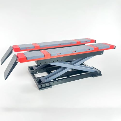 RC Scissor Lifting Platform,RC Car Stand for 1/18 Scale Crawler Accessories Realistic Display Lifting Stand Adjustable