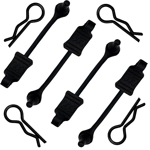 4Pack Vgoohobby Rubber Body Clip Retainer Body Shell Fixed Buckle #AR390178 Compatible with Arrma 1/7 1/8 Mojave Limitless Typhon Kraton RC Car