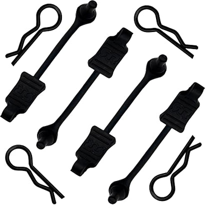 4Pack Vgoohobby Rubber Body Clip Retainer Body Shell Fixed Buckle #AR390178 Compatible with Arrma 1/7 1/8 Mojave Limitless Typhon Kraton RC Car