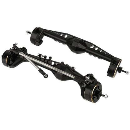 CNC Aluminum Front Rear Offset Portal Axle with Brass Counterweight for 1/10 RC Crawler Axial Capra 1.9 UTB AXI03004 AXI03000T1 T2 Buggy F9 Upgrades Part