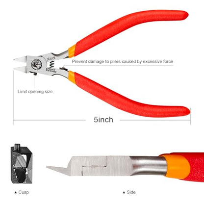 stedi Ultimate Model Nippers 5-Inch,Ultra-Thin Single Blade | Sprue Cutter plastic model with Protective Case for Gundam Repairing Plastic Model and Fixing, for Gunpla Model, 2026 - style: Ultimate Single-edged（for Professionals) 2026
