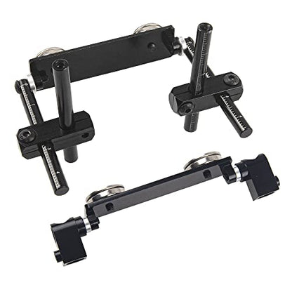 1Set ShareGoo RC Magnetic Body Post Stealth Invisible Body Shell Mount Column Kit Compatible with HSP Sakura D3 XIS Himoto HPI Tamiya TT-01 TT-02 1/10 RC Touring Car Drift Car (Black) - color: Black