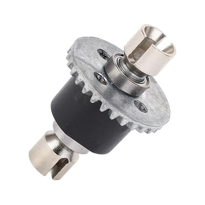 RC Car Differential Gear, RC Parts for 124008 | High Strength Iron Zinc Alloy,Stable Steering Control Differential Diff Gear ,Enhanced Driving Experience