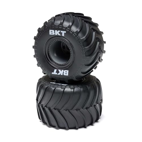 Losi MT TiresBlack Beadlock Premount2 Mini LMT LOS-2060