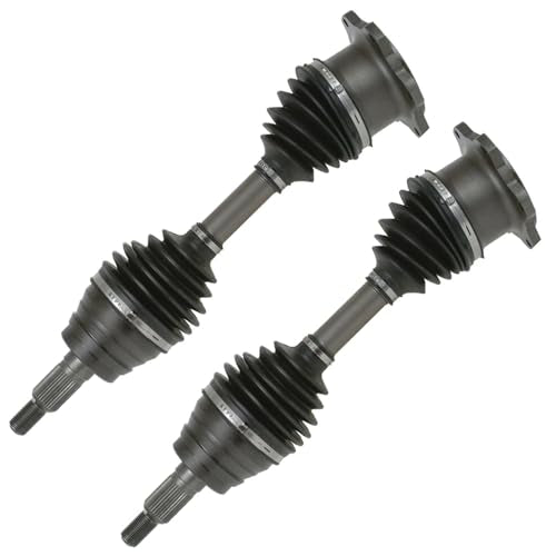 Detroit Axle - 4WD Front CV Axles for 2001-2010 Chevy Silverado 2500 HD | 3500 HD 1500HD 2001-2006 Silverado 3500 1999-2004 Silverado 2500, GMC Sierra 3500HD 2500HD Yukon Tahoe K1500 K2500 K3500 8 - size: R-2X1900511/Pair