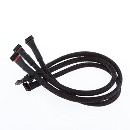 Brushless Motor Sensor Wire Cable 250mm (9.84 inch) 3pcs Compatible with RC Car Truck Model Toy Parts, High Quality Silicone