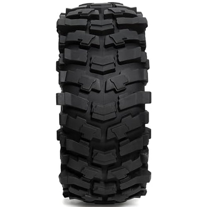 2.2 RC Crawler Tires OD 5.3'' fit 2.2 Beadlock Wheels 1/10 All Terrain Super Grip Soft Tyres For 1:10 1:8 Mud Crawler Turck Car Traxxas TRX4 Axial SCX10 RC4WD RBX10 MJX H8H MK07 4PCS