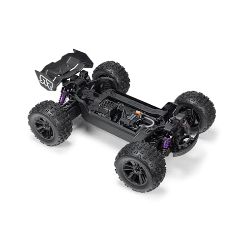 ARRMA 1/16 Mini Kraton 3S DSC 4X4 RTR Brushless RC Speed Truck, Black/Red | RC Car, Battery and Charger Not Included ARA2508T1