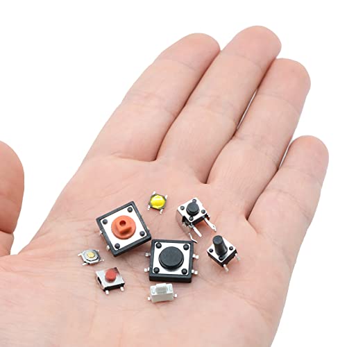240 Pcs 24 Value Micro Momentary Tactile Switch Assortment Kit | Push Button Switch Set - style: 240 Pcs 24 Value