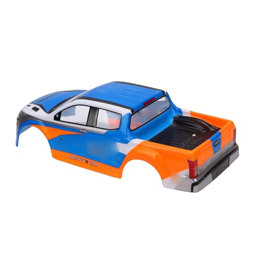 Bewinner 1/10 Scale RC Car Body Shell Painted Precut Universal for Pickup Truck 26cm Wheelbase Modification Sturdy PVC Protection - Blue (Blue) - color: Blue