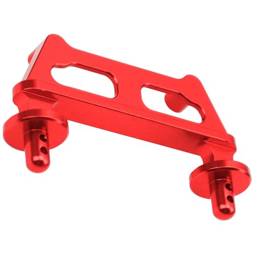 ShareGoo Metal Front & Rear Body Mounts Body Posts Compatible with Hyper Go H16BM H16DR H16 MJX 16207 16208 16209 16210 1/16 RC Car Upgrade Parts (Red) - color: Red