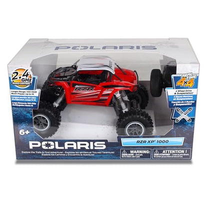 NKOK Polaris® R/C Off-Road 4WD (2.4GHz) RZR XP 1000 (Red) - color: Red
