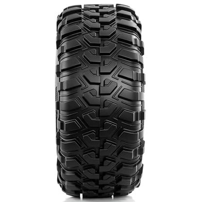 REDSPIDER 2.2 RC Crawler Tires with Foam Inserts, 4PCS 130mm Soft Rubber Mud Terrain Tires All Terrain Rock Crawler Tyres for 1/10 RC Crawler Car TRX4 SCX10 II III 90046 Capra Redcat Gen8