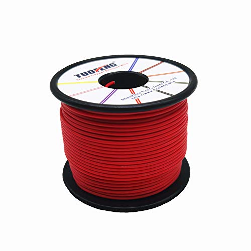 TUOFENG 20 AWG Silicone Wire Kit - 400ft | Flexible, Hook Up Cable - size: 20 awg 2 colors each 200ft