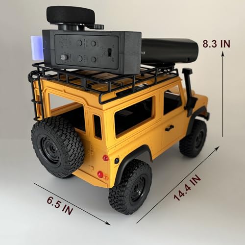 HLSFWDRIVE MN98 RC Crawler Remote Control Truck Off Road Land Rover RTR | 1/12 Scale RC Rock Crawler 4x4 All Terrain 280 Motor Proportional Control Upgraded Chassis Hobby Toy Adult