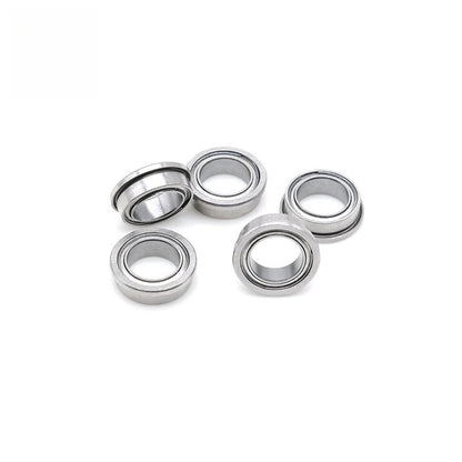10pcs FR168ZZ Miniature Flanged Ball Bearing 6.35x9.525x3.175mm ABEC-7 Chrome Steel 1/4x3/8x1/8 Inch Double Metal Shielded - size: FR168ZZ 6.35x9.525x3.175