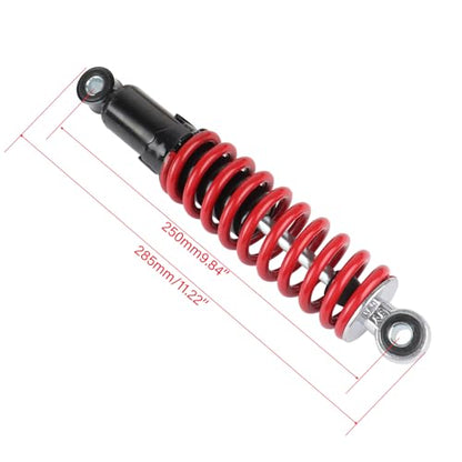 Front Suspension Shock Swing Arm Full Kit Upper Lower Steering Knuckle Spindle Kit For ATV Quad Bike Go Kart Buggy DIY Parts (220mm Front Suspension Shock Kit) - size: 220mm Front Suspension Shock Kit