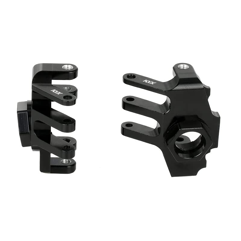 KYX Racing Aluminum Alloy AR14B Front Axle Steering Knuckle Upgrades Parts Accessories for 1/10 RC Crawler Car Axial RBX10 RYFT