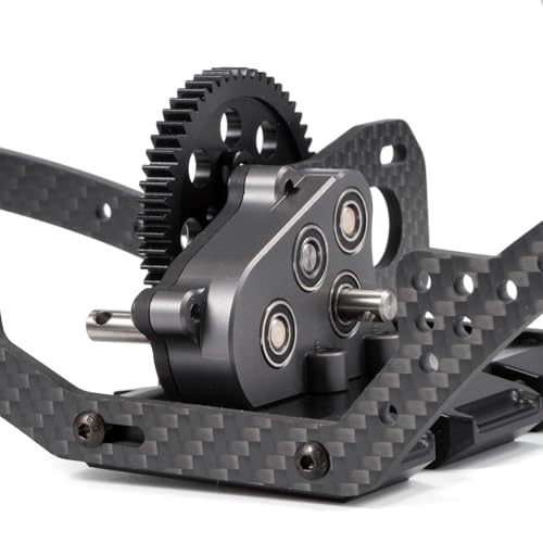 Overdrive Gearbox LCG Trans 29% 17% Overdrive Transmission with Skid Plate for 1/10 RC Crawler LCG Chassis SCX10 III Pro Capra (29% Front OD Trans) - color: 29% Front Od Trans
