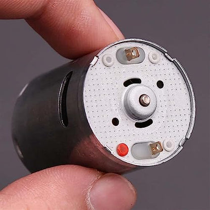 Gear Motor,dc Geared Motor,Small Motor,370 Carbon Brush Motor, DC 3.7V-11.1V 51000RPM, RK-370SD-5028 Ultra-High Speed Power Motor for DIY RC Toy Car Boat Water Gun Model
