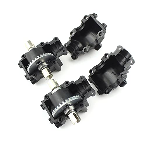 KingVal Replacement Metal Differential with Plastic Gearbox RC Parts Compatible with Wltoys 144001 124018 124019 124017 124016 144010 124007 RC Car