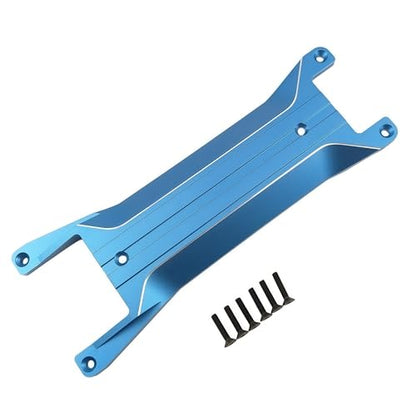 Aluminum Chassis Brace Plate for 1/16 Mini Maxx 4WD RC Truck (Blue) | Monster Truck,Upgrade Parts,CNC Machined,High Strength,Precision Fit,Lightweight,Durable Aluminum - color: Blue