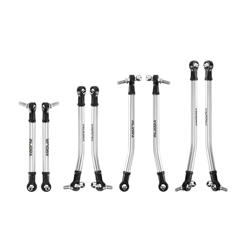 INJORA Stainless Steel High Clearance Chassis Links for 1/30 Axial SCX30