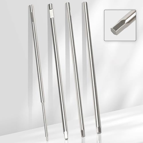 Screwdriver Bits 1.5 2.0 2.5 3.0mm Allen Key Set 4pcs Anti-Stripping Hex Driver Bits with Precision High Hardness Steel for RC Car, Drone, 3C Devices, DIY & Furniture Repair - style: 1.5 2.0 2.5 3.0-4Pcs