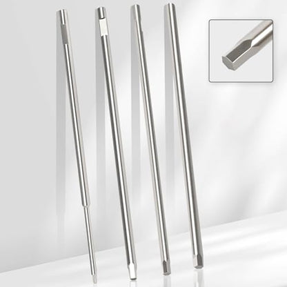 Screwdriver Bits 1.5 2.0 2.5 3.0mm Allen Key Set 4pcs Anti-Stripping Hex Driver Bits with Precision High Hardness Steel for RC Car, Drone, 3C Devices, DIY & Furniture Repair - style: 1.5 2.0 2.5 3.0-4Pcs