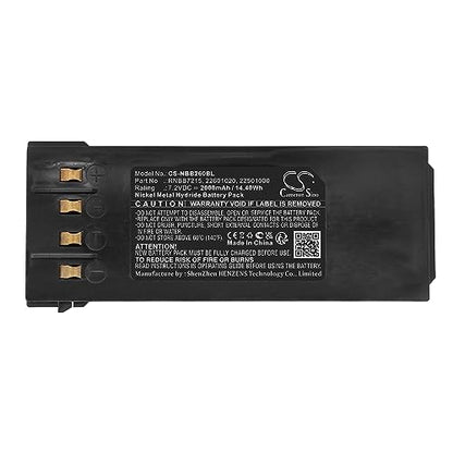 Replacement Battery for NBB Nano Funkfernsteuerungen Nano-L 2.260.1020 Nano-S Nano-L SMJ Planar-NL Nano-M, 22501000 FUA13 2.260.1020 2.250.2011 RNBB7215 2.250.2010 3.820.2032 2254100 battery 2000mAh