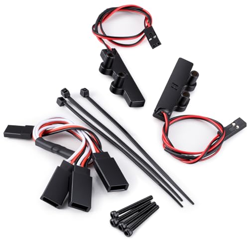 Front and Rear Lights Set for ARRMA 1/16 Gorgon & Quake GROM 4X4 | RC Car Upgrade RC Light Bar Kit