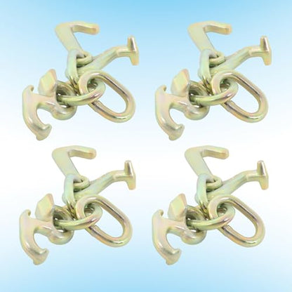 4-Pcs Trailers Pull RTJ G70 Towing Hooks Replacement for J Hook T Hook R Hook Heavy Duty Wrecker Towing Truck Hauler