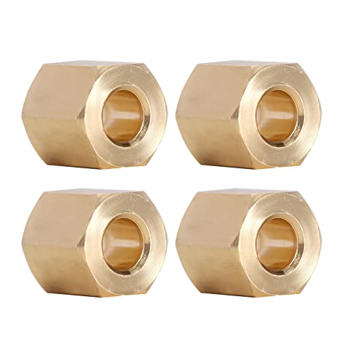INJORA Brass Wheel Hex Hub 7mm Extenders Adaptor for TRX4M Redcat Ascent18