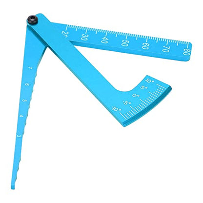 RC Aluminum Caliper Wheel Height Camber Angle Gauge Ruler Universal fit for Car Blue - color: Blue