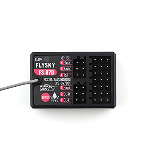 Flysky FS-R7D 7CH ANT Protocol Receiver External Single Antenna PPM IBUS Output for FS-G7P Transmitter RC Car Boat