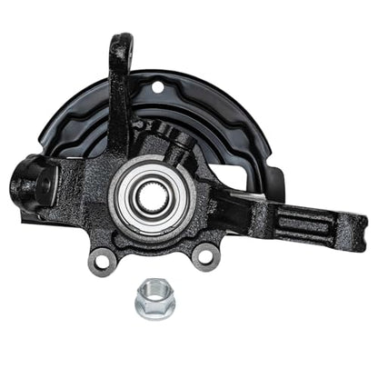 Detroit Axle - 2.5L Front Knuckles Brake Calipers for 2002-2006 | Nissan Altima 2003 2004 2005 Replacement Steering Knuckles and Wheel Bearing Hubs Assembly Disc Brake Calipers w/Brackets - size: 4BU50546/Kit