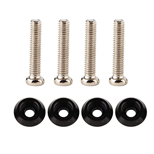 4pcs RC Hex Combiner, Wheel Hub Hex Adapter 5mm to 12mm Combiner Available for WPL D12 1/10 RC Model Trucks (Black BL)