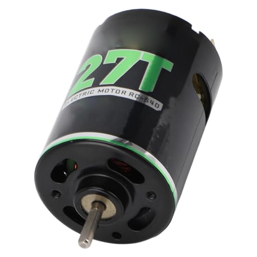 Dioche Brushed Electric Motor 540 Brushed Motor with Blue Heatsink for 1/10 RC Climbing Car Off Road Vehicle Racing Car 45T (27T) - size: 27T