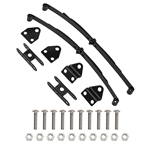 ShareGoo Hard Leaf Spring Suspension Steel Bar Kit Compatible with RC4WD D90 1/10 RC Rock Crawler