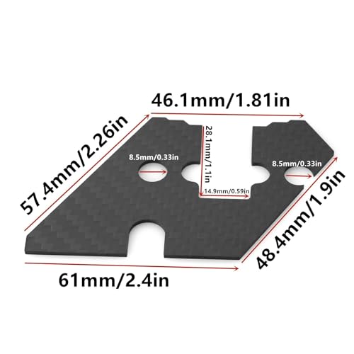 for Tamiya for TT02 1/10 RC Car Upgrade Parts Carbon Fiber Steering Assembly Anti-Sand Cover Cover 1 Pcs 6.7g RC Car Repair Kit