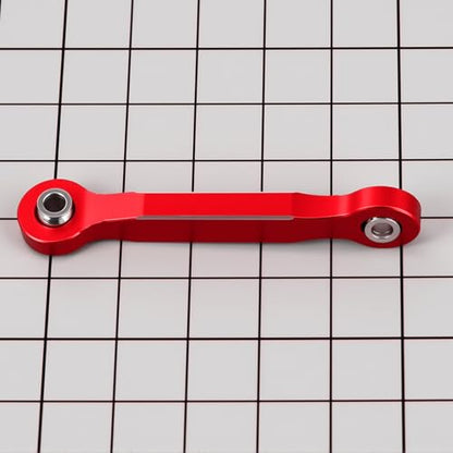 Aluminum Alloy Steering Linkage Tie Rod Upgrades for 1/5 X-MAXX (Red) - color: Red