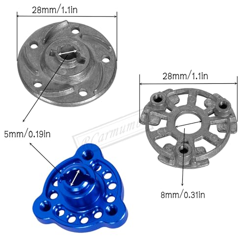 RC 48P 90T Spur Gear w/ 17T 19T 21T & Slipper Clutch Slipper Rebuild Kit Pressure Plate RC Upgrades Part for 1/10 Rustler/Stampede/Bandit 2WD VXL XL-5,Slash 2WD (VXL),Navy Blue - color: Navy Blue( 1 Set )